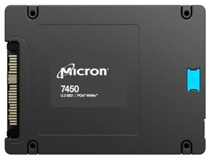 Dysk SSD Micron 7450 MAX 3.2TB U.3 NVMe PCIe 4.0 3D NAND (TLC) (MTFDKCB3T2TFS-1BC1ZABYYR) - obraz 1