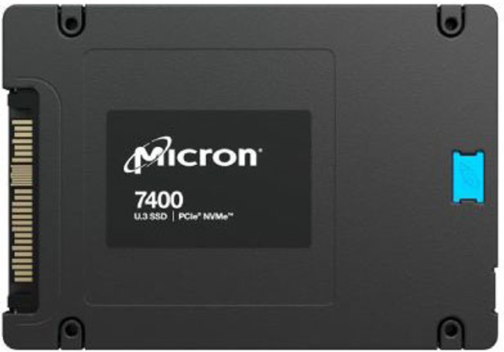 Dysk SSD Micron 7400 PRO 3.84TB U.3 NVMe PCIe 4.0 3D NAND (TLC) (MTFDKCB3T8TDZ-1AZ1ZABYYR) - obraz 1