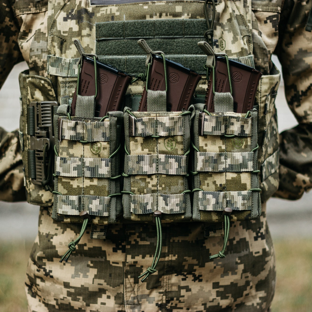 Підсумок для магазину АК 74/74-м, Рпк 74, Сайга відкритий cordura піксель, Сумка-підсумок під магазини - зображення 2