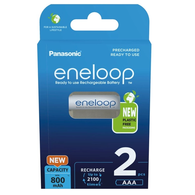 Аккумуляторы ААА мини-пальчиковые 800mAh PANASONIC ENELOOP R3 2шт ...