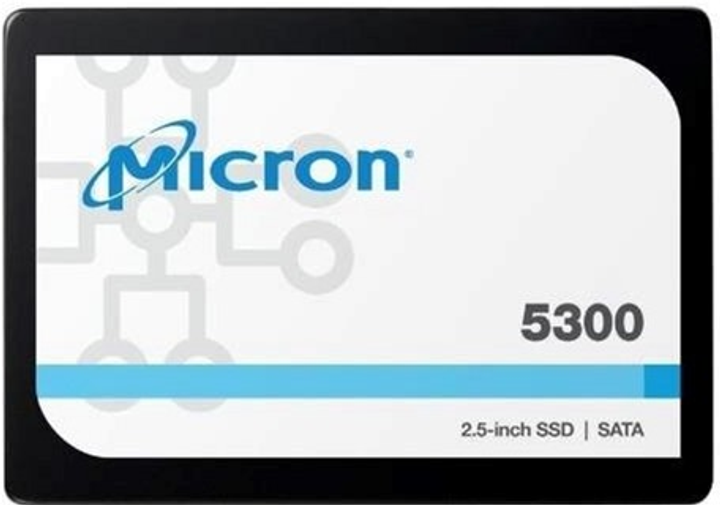 Dysk SSD Micron 5300 PRO 7.68TB 2.5" SATAIII 3D NAND (TLC) (MTFDDAK7T6TDS-1AW1ZABYYR) - obraz 1