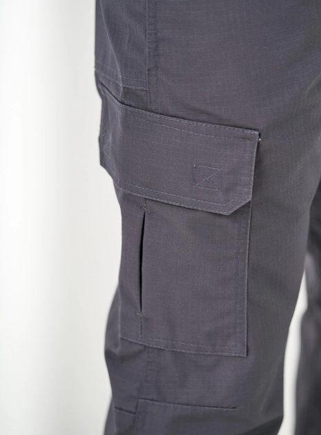 Тактические штаны UKM 48 (S) серый карго рип стоп - изображение 2