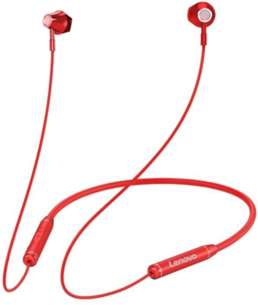 Słuchawki Lenovo HE06 Czerwone (HE06RED) - obraz 2