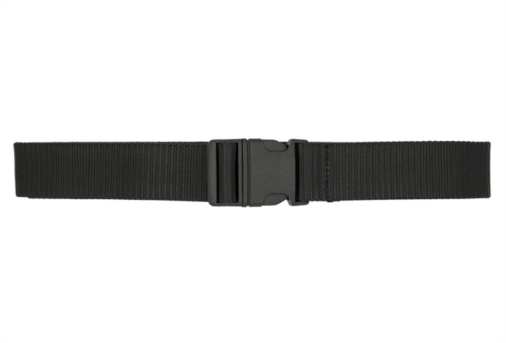 Мужской тактический ремень NA 4 см для джинсов черный NA115659 120 см - изображение 1
