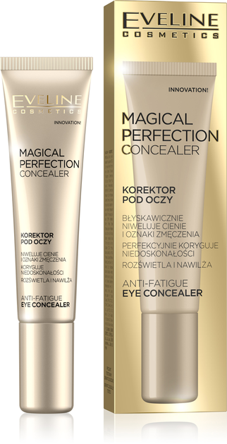 Акція на Консилер під очі Eveline Magical Perfection Concealer 02 Medium 15 мл від Rozetka