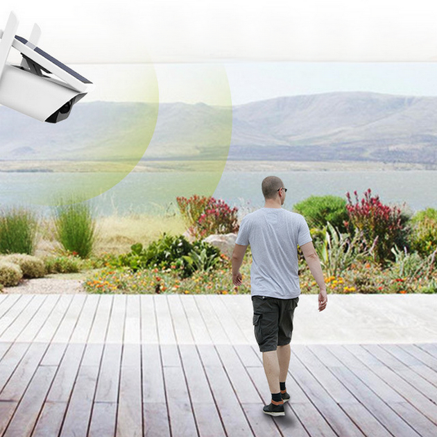 Вулична IP камера відеоспостереження із сонячною батареєю Smart Camera iCSee APP SOLAR 3MP - зображення 4
