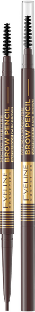 Водостойкий карандаш для бровей Eveline №03 Dark Brown серии Micro ...