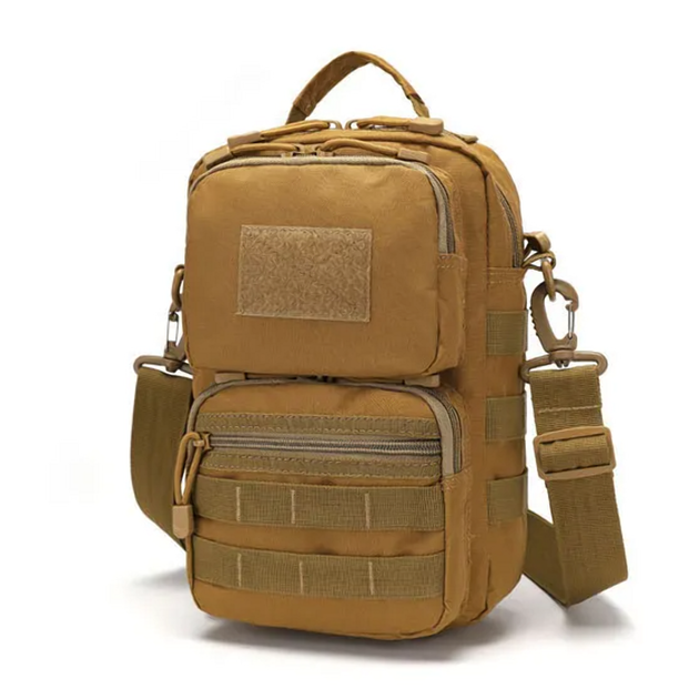 Тактическая сумка через плечо 5 л, А46, Песочная - изображение 2