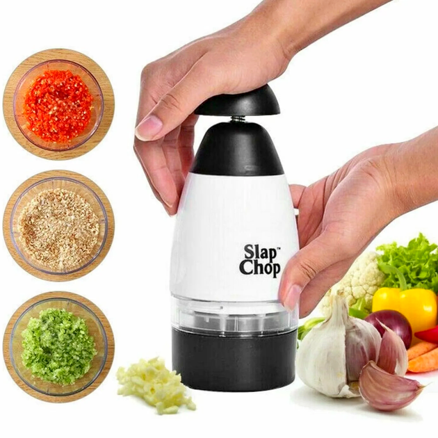 Ручной измельчитель продуктов для кухни с контейнером Slap Chop AD10-9 - Фото 1 Ручной измельчитель продуктов для кухни с контейнером Slap Chop AD10-9 - изображение 1