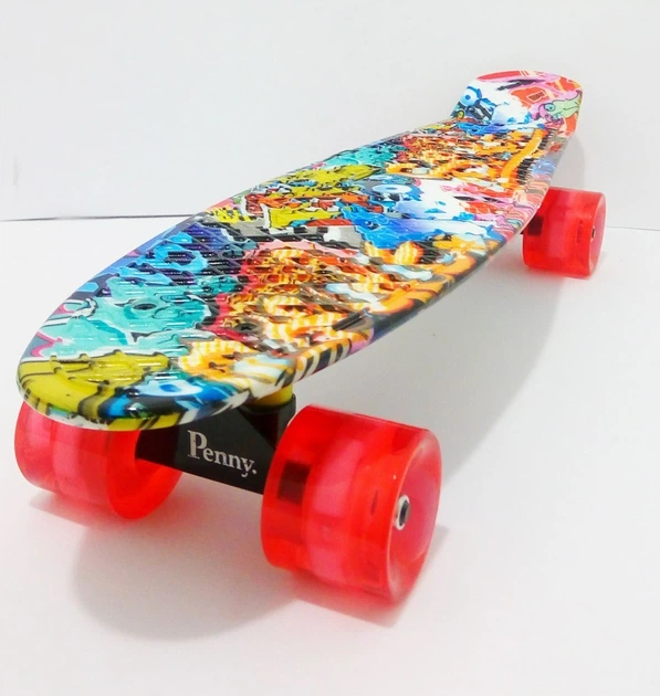 Скейт Пенні борд Penny board Graffics Nickel Long 27 Light Draft Cool - зображення 2