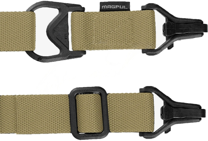 Ремінь Magpul MS3 G2 FDE Одноточковий тактичний ремінь Одноточковий ремінь Одноточковий ремінь для зброї - зображення 2