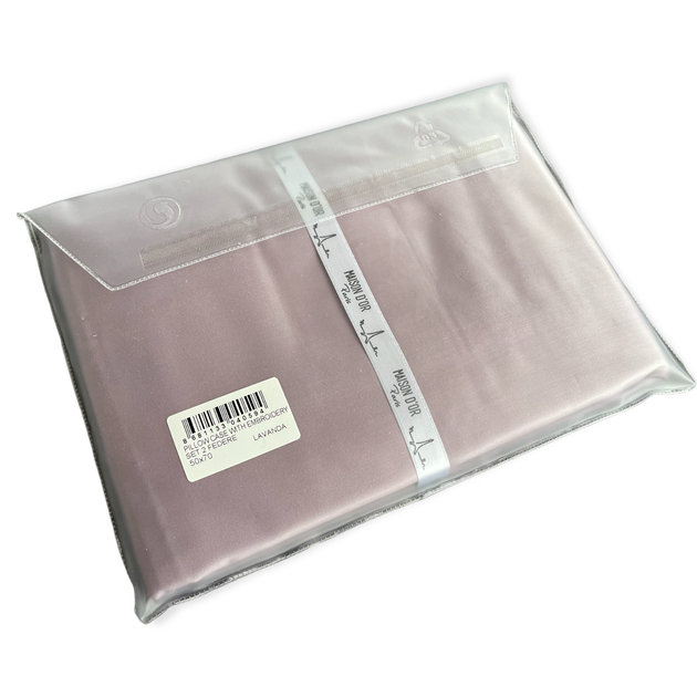 Наволочки Maison D'or Pillow Case Lavanda сатин 50-70 см* 2шт фиолетовые - изображение 2