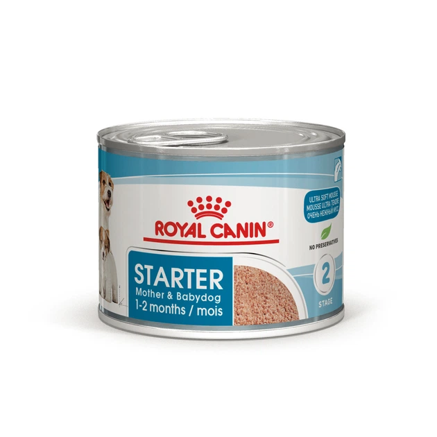 Влажный корм для щенков и сук Royal Canin Starter (мусс) 195 г - Фото 1 Влажный корм для щенков и сук Royal Canin Starter (мусс) 195 г - изображение 1