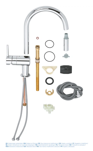 Змішувач для кухні з висувним виливом Grohe Minta (32321002) ( 18487 ) - зображення 4