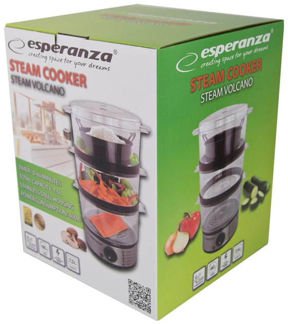 Parowar Esperanza STEAM VOLCANO EKG009 - obraz 5