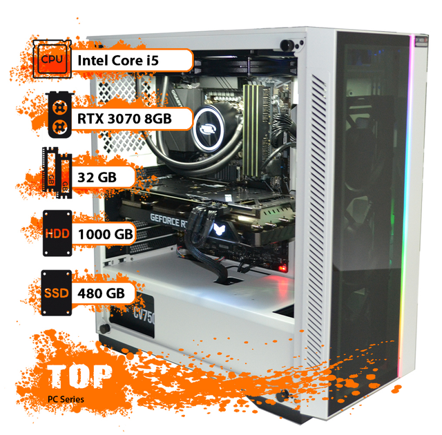 Игровой компьютер GamePC TOP #141 Core i5 12400F/32 GB/HDD 1 TB/SSD 480 ...