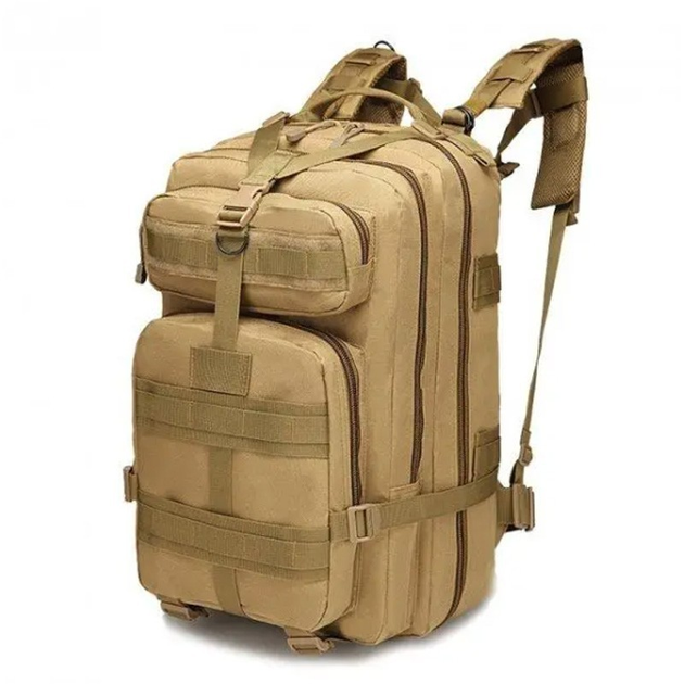 Тактичний рюкзак Armour Tactical М28 Oxford 600D (з системою MOLLE) 28 літрів Койот - зображення 1