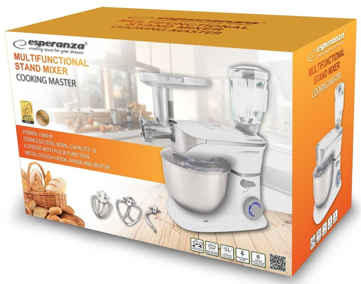 Кухонна машина Esperanza COOKING MASTER EKM025 - зображення 7