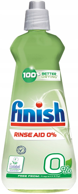 Ополіскувач для посуду FINISH Shine&Protect 0% 400 мл (5908252000357) - зображення 1