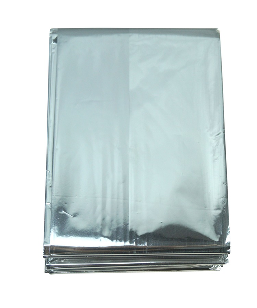 Ковдра з фольги KOMBAT UK Emergency Foil Blanket, Ковдра з фольги, 210*132cm - изображение 1