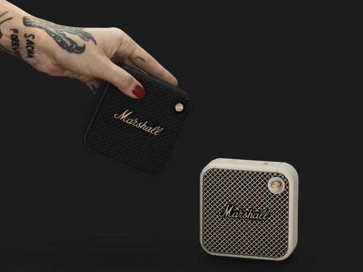 Колонка Marshall Willen IP67 Bluetooth 5.1 в ретро стиле Черный (1011 ...