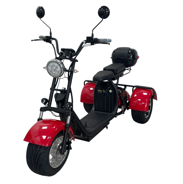 Електроскутер Atlas Hunter Red 3000W 60V24Ah - Фото 1 Електроскутер Atlas Hunter Red 3000W 60V24Ah - зображення 1