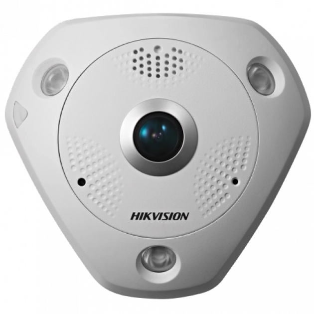 IP камера "рыбий глаз" Hikvision DS-2CD63C5G0E-IVS(B), 12Мп – фото ...