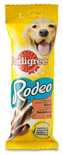 Палочки с Говядиной 70 г (4 шт) Премиум. Pedigree Rodeo Педигри Родео ...