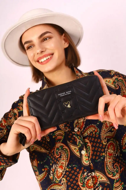 Кошелек No brand 459 женский черный - изображение 2