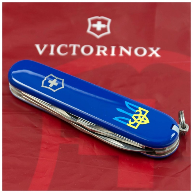 Нож Victorinox Spartan Ukraine Blue "Тризуб Жовто-Блакитний" (1.3603.2_T0016u) - изображение 2