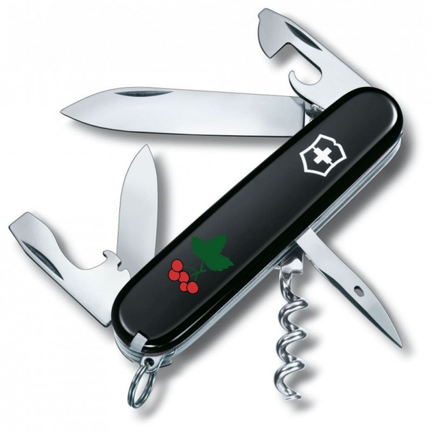 Ніж Victorinox Spartan Ukraine Black "Калина" (1.3603.3_T1350u) - зображення 1