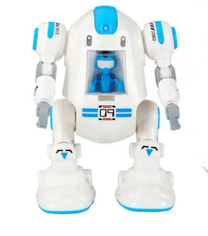 Робот конструктор Cute Robot 2043 интерактивный на батарейках 120 деталей - изображение 3