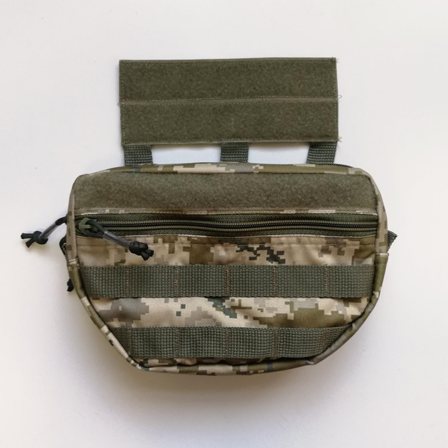 Напашна тактична сумка на броніжилет (напашник) TR, адмін-підсумок, піксель - зображення 1
