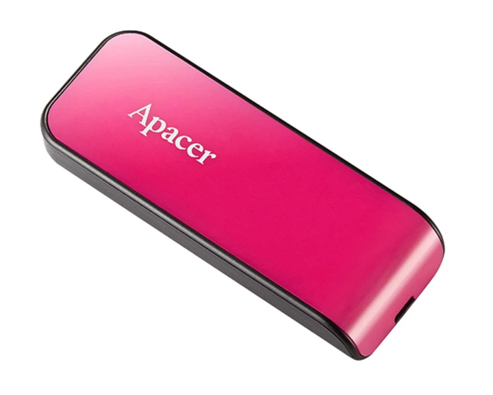 USB флеш-накопичувач, флешка Apacer USB2.0 AH334 64GB Pink (AP64GAH334P-1) - зображення 2