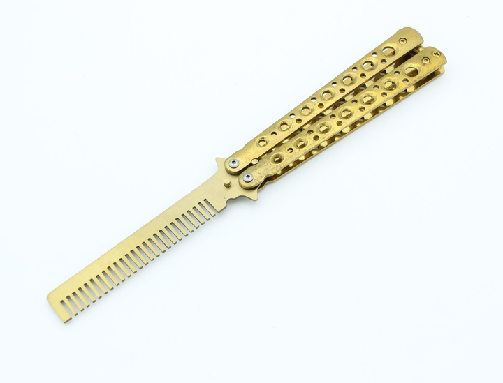 Нож расческа тренировочный (не острый) для трюков Gold - изображение 1