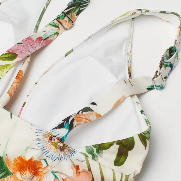 Купальник слитный женский H&M 060811777_beigefloral 36 Кремовый/Цветы (OS_6666000223128) - Фото 2 Купальник слитный женский H&M 060811777_beigefloral 36 Кремовый/Цветы (OS_6666000223128) - изображение 2