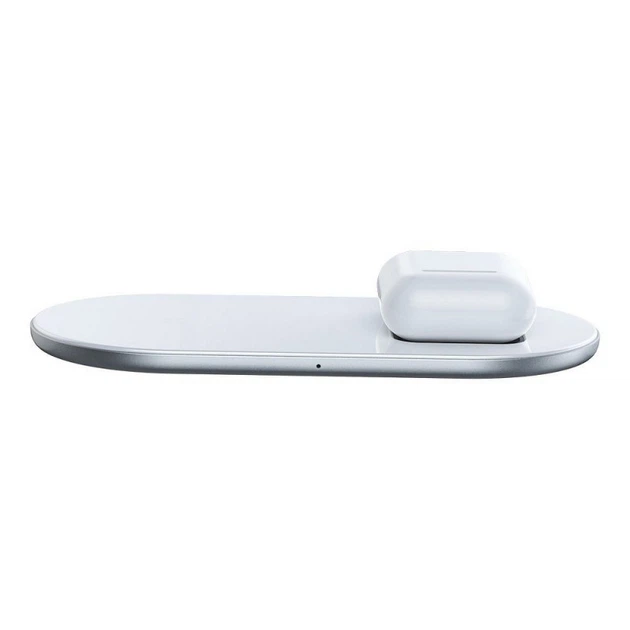 Беспроводное зарядное устройство для телефона и AirPods Baseus Simple 2in1 (18W). White - изображение 3