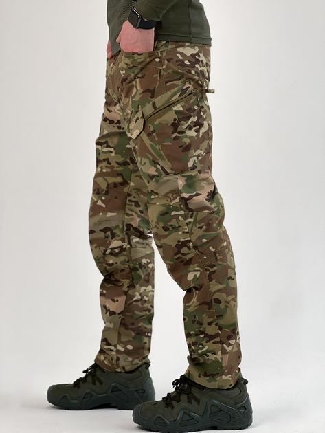 Тактичні штани мультикам ЗСУ камуфляж 36 - зображення 2