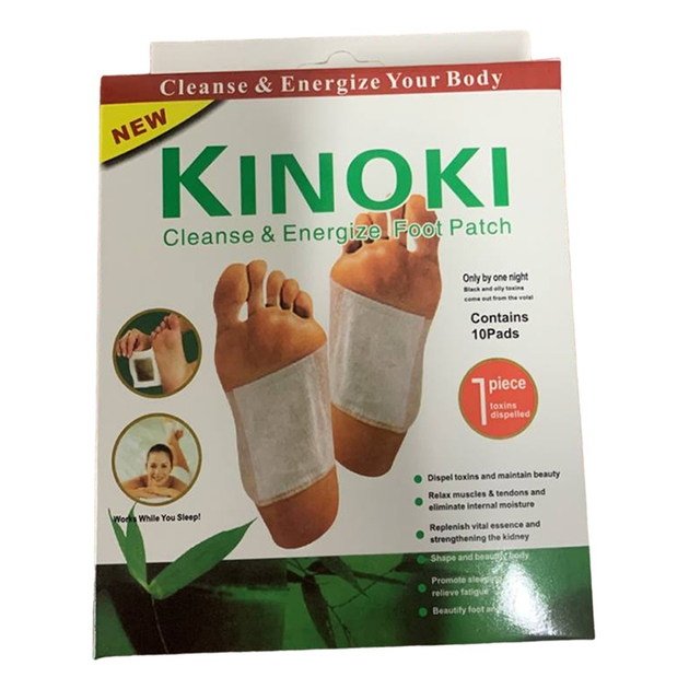 Пластырь-детокс для ступней KINOKI для выведения токсинов от продавца ...