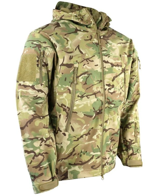 Куртка тактическая военная KOMBAT UK армейская Soft Shell мультикам M (SK-Nkb-pssj-btp-mS) - изображение 1