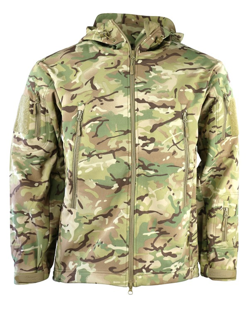 Куртка тактическая военная KOMBAT UK армейская Soft Shell мультикам M (SK-Nkb-pssj-btp-mS) - изображение 2