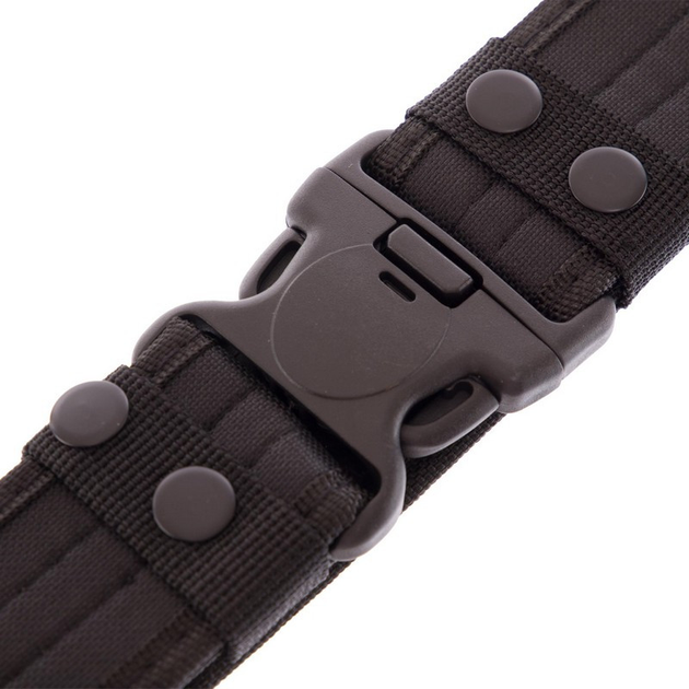 Ремінь тактичний пояс тактичний Zelart Tactical Belt Heroe ZK-1 розмір 125x5,5см Black - зображення 2