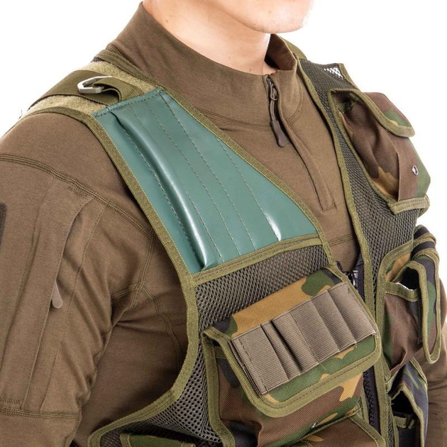 Разгрузочный жилет универсальный разгрузка тактическая на 8 карманов Zelart Military 5720 Camouflage - изображение 2