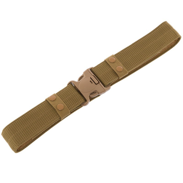 Ремень тактический пояс тактический Zelart Tactical Belt Heroe ZK-2 размер 125x5,5см Khaki - изображение 2