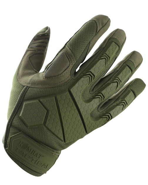 Перчатки тактические Kombat UK Alpha Tactical Gloves L Оливковый (1000-kb-atg-olgr-l) - изображение 1