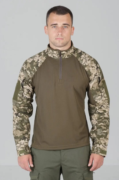 Рубашка мужская тактическая UBACS CoolPass Rip-Stop 48 пиксель 06541524 - изображение 2