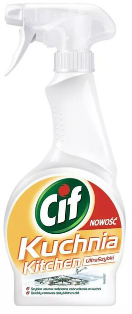 Спрей для кухні Cif Ultra-Fast Kitchen Cleaning Spray 500 мл (8712561146906) - зображення 1
