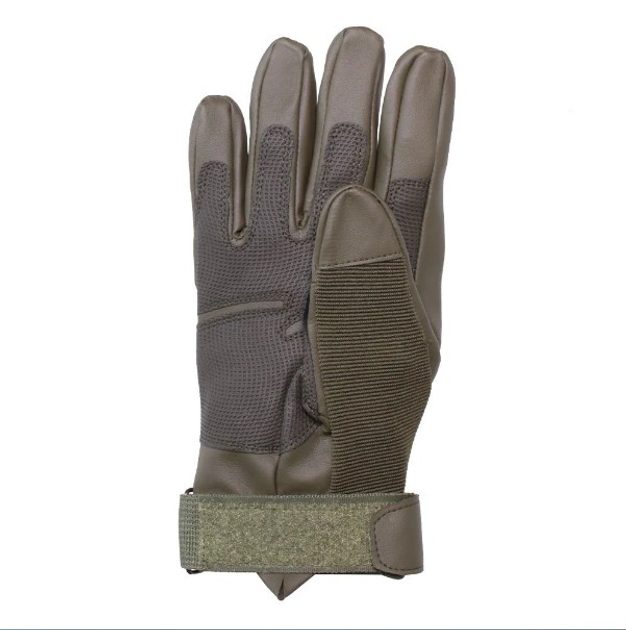 Тактические полнопалые перчатки BlackEagle с защитой пальцев Олива М - изображение 2