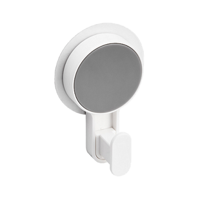 Крючок настенный одинарный MVM округлый пластиковый серый BP-6 WHITE - изображение 4