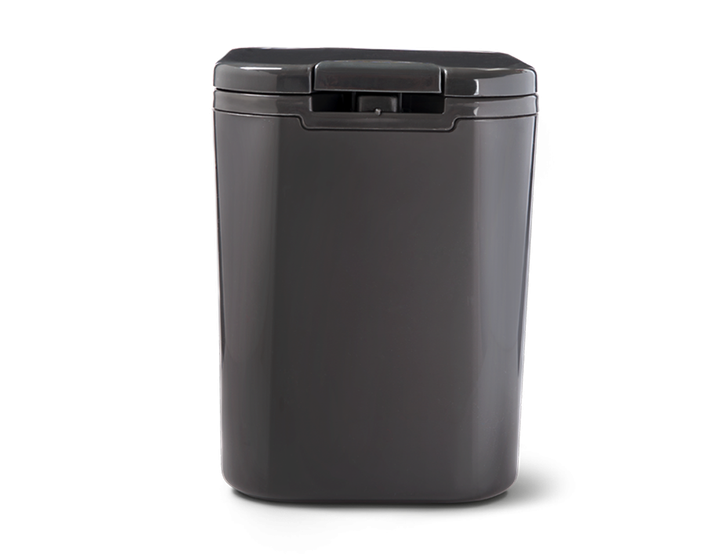 Ведро для мусора 2 л с крышкой пластиковое MVM BIN-06 2L ANTHRACITE - Фото 9 Ведро для мусора 2 л с крышкой пластиковое MVM BIN-06 2L ANTHRACITE - изображение 9